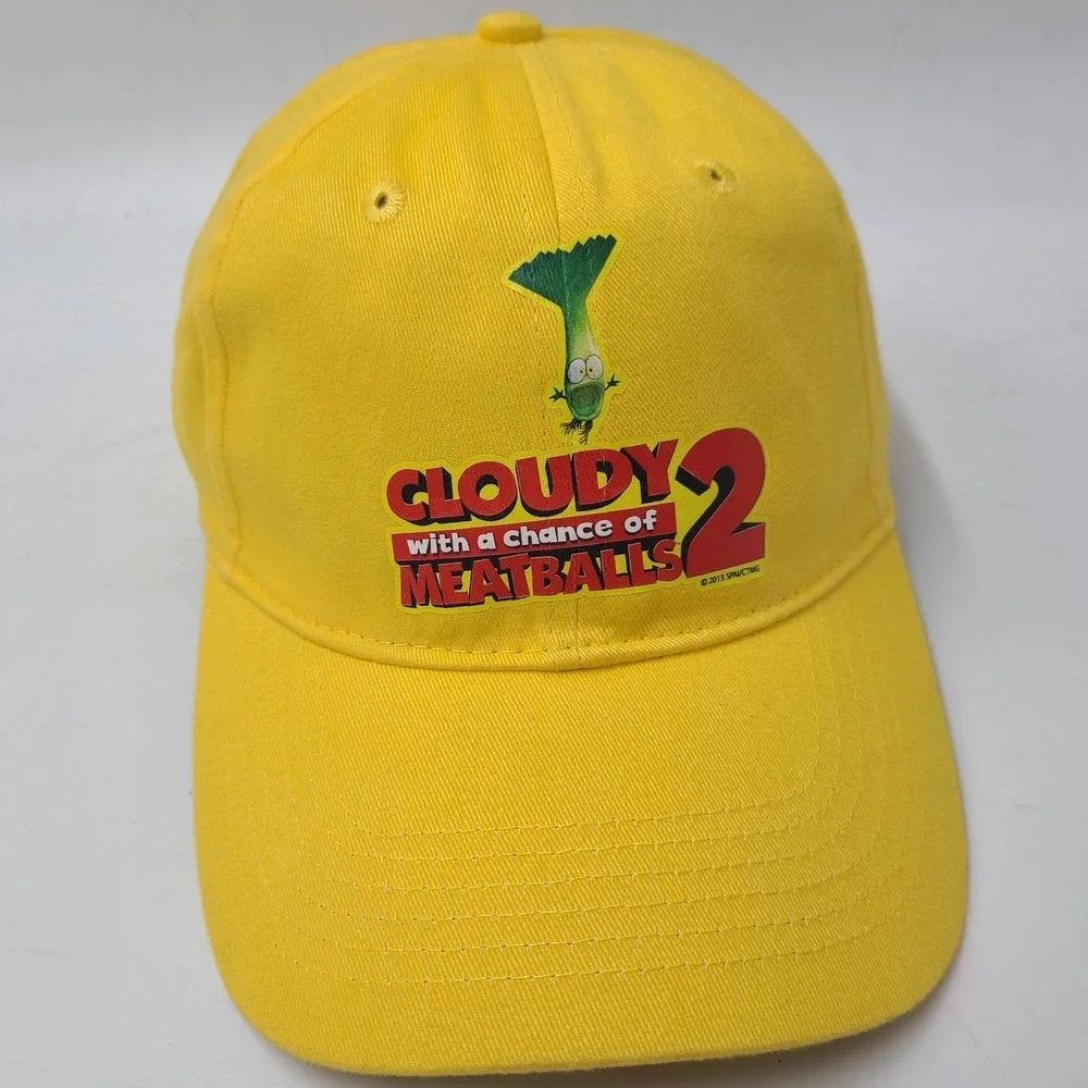 Cloudy With A Chance Of Meatballs 2 Movie Promo Hat Adjustable 2013 Cartoon Men